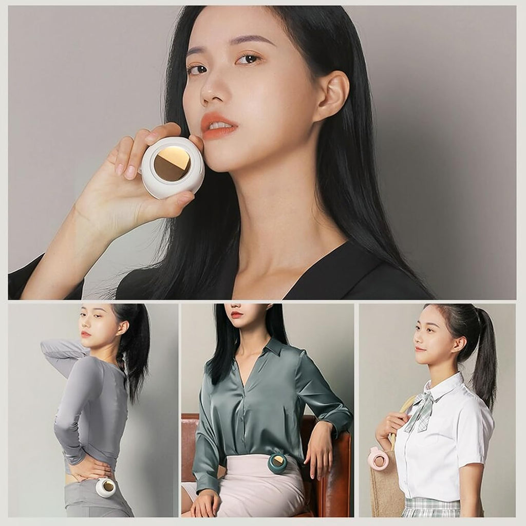 Portable Clip on Fan Mini USB Rechargeable, Small Clip on Fan for Shirt Bag 360° Rotation, Strong Airflow Quiet, Personal Handheld Fan Hands Free Outdoor