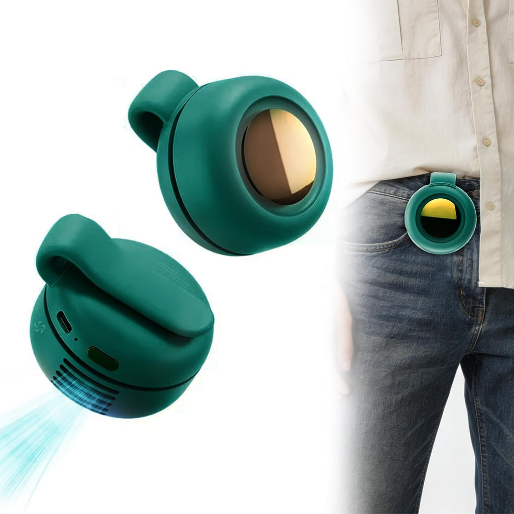 Portable Clip on Fan Mini USB Rechargeable, Small Clip on Fan for Shirt Bag 360° Rotation, Strong Airflow Quiet, Personal Handheld Fan Hands Free Outdoor