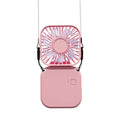 Mini Hanging Neck Fans Portable Folding USB Fans Mute Power Bank Portable Handheld Desktop Multi Function